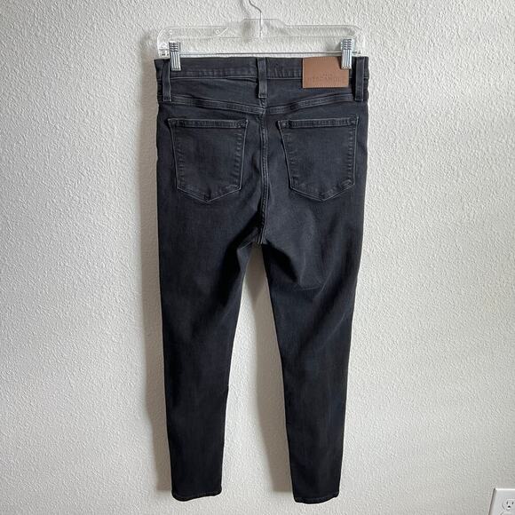 J. Crew Mercantile Black Skinny Jeans Women's 29 High Rise Stretch Denim Casual - Picture 3 of 7